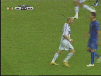  Зенедин Зидан головой ударил в грудь итальянского игрока — так все было на самом деле